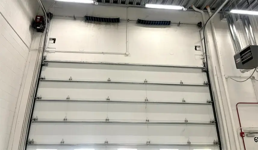 Efficient security with commercial overhead doors.