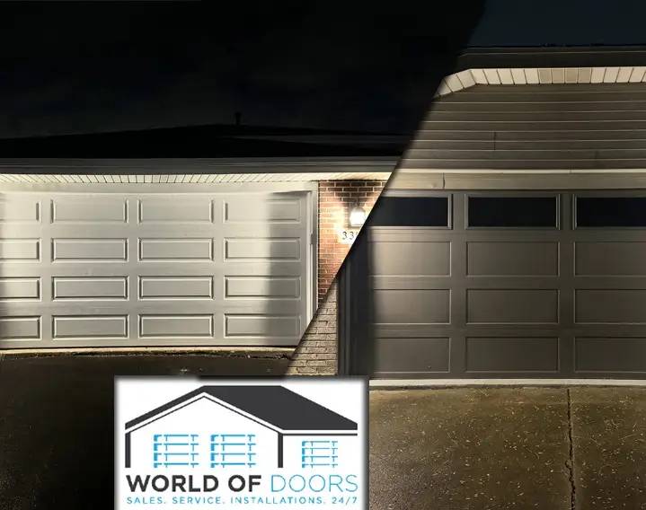 Overhead garage door.